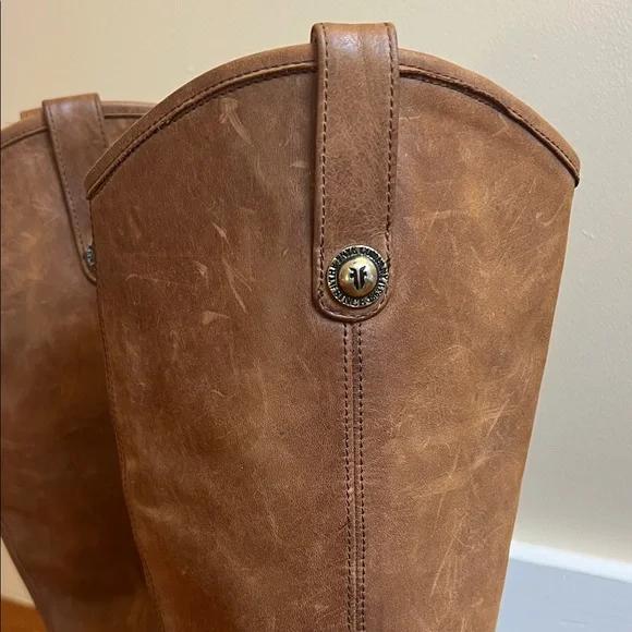 Frye Brown Leather Knee-High Boots - Picture 3 of 8